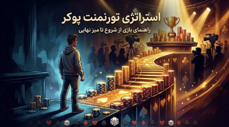 استراتژی تورنمنت پوکر؛ راهنمای بازی از شروع تا میز نهایی