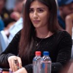 ملیکا رضوی پشت میز تورنمنت پوکر