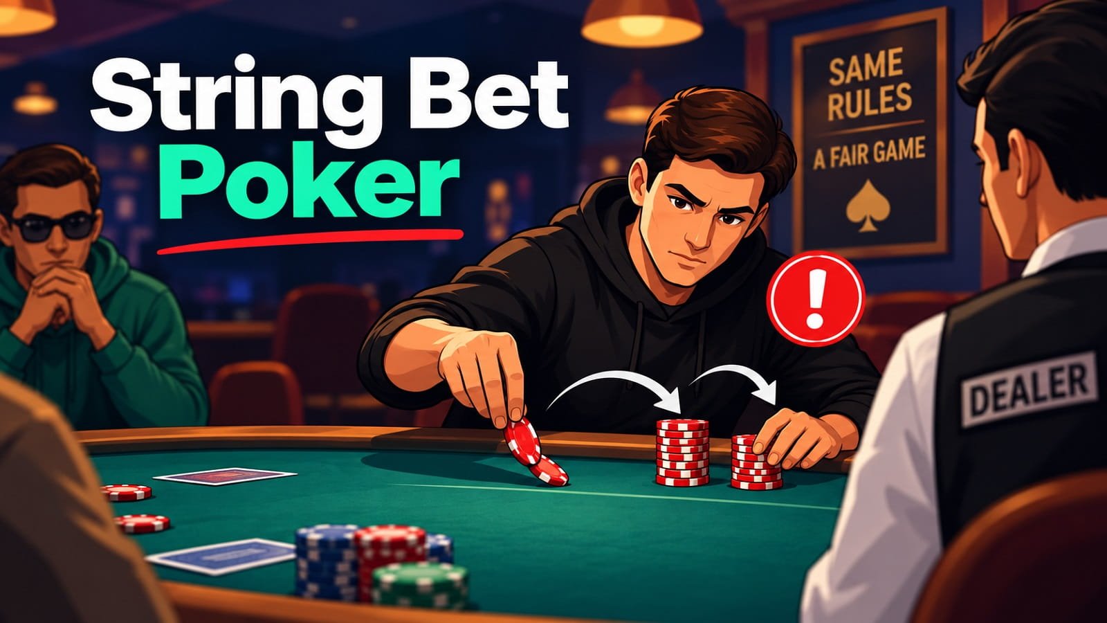 String Bet Poker چیست و چرا در پوکر غیرقانونی محسوب می‌شود؟