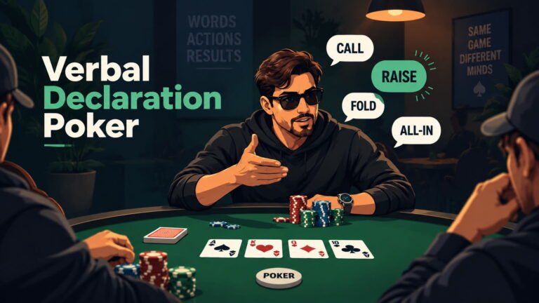 Verbal Declaration Poker چیست؟ قوانین اعلام شفاهی در پوکر