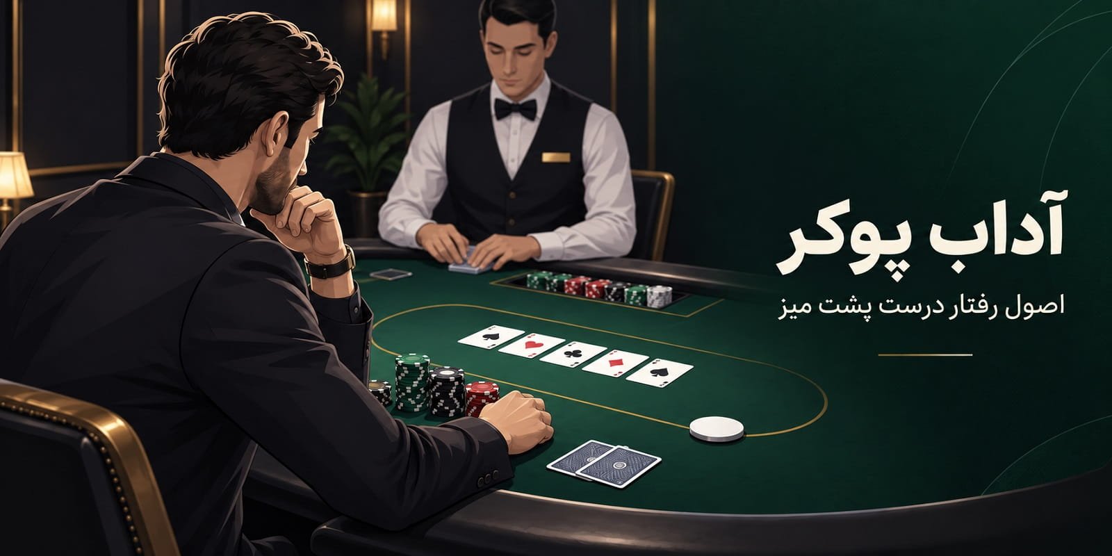 آداب پوکر؛ اصول رفتار درست پشت میز