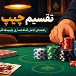 تقسیم چیپ پوکر؛ راهنمای کامل آماده‌سازی چیپ‌ها قبل از شروع بازی