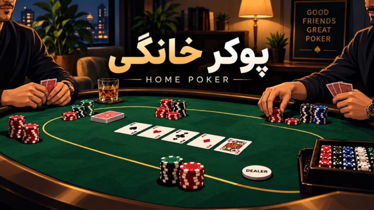 پوکر خانگی چیست؟ راهنمای کامل برگزاری یک بازی حرفه‌ای در خانه